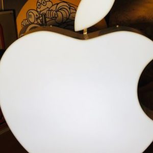 Enseigne publicitaire lumineuse Apple – Collectors