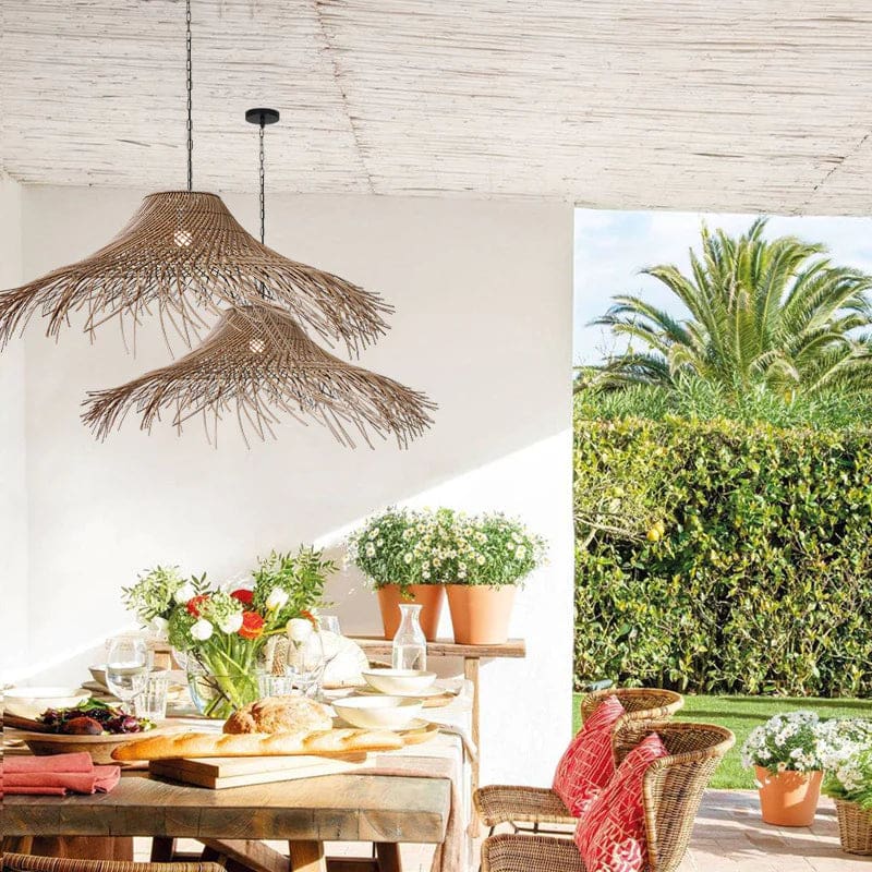 Suspension Rotin Terrasse – Image 7