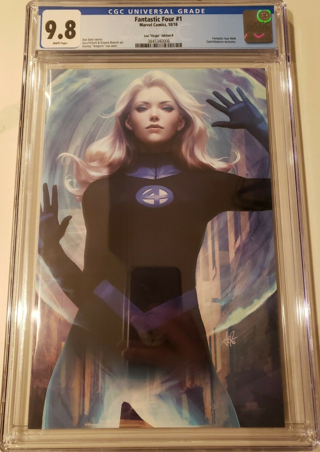Fantastic Four #1 – Exceptionnelle Virgin Cover – Limité à 66 CGC 9.8 !!!! – Image 2