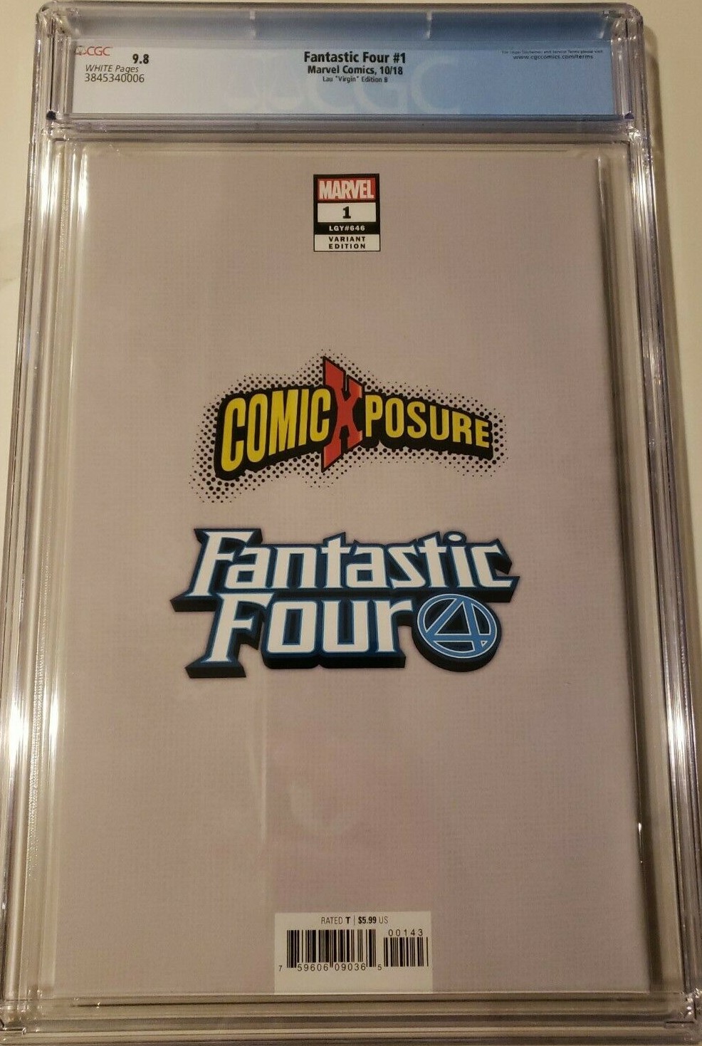 Fantastic Four #1 – Exceptionnelle Virgin Cover – Limité à 66 CGC 9.8 !!!! – Image 4