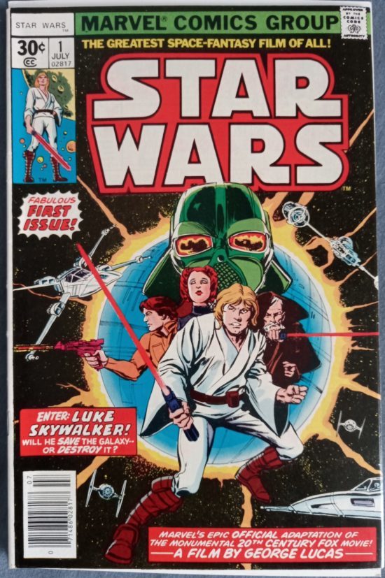 Lot : Star Wars #1#2#3#4#5 1ère Impression à 30ct Ultra-Rare (1977)