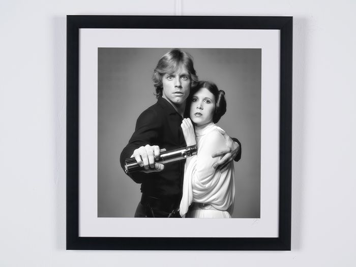 Star Wars – A New Hope – Carrie Fisher & Mark Hamill – Photo numérotée – Image 2