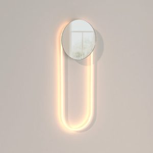 Applique Ra wall courte – Miroir