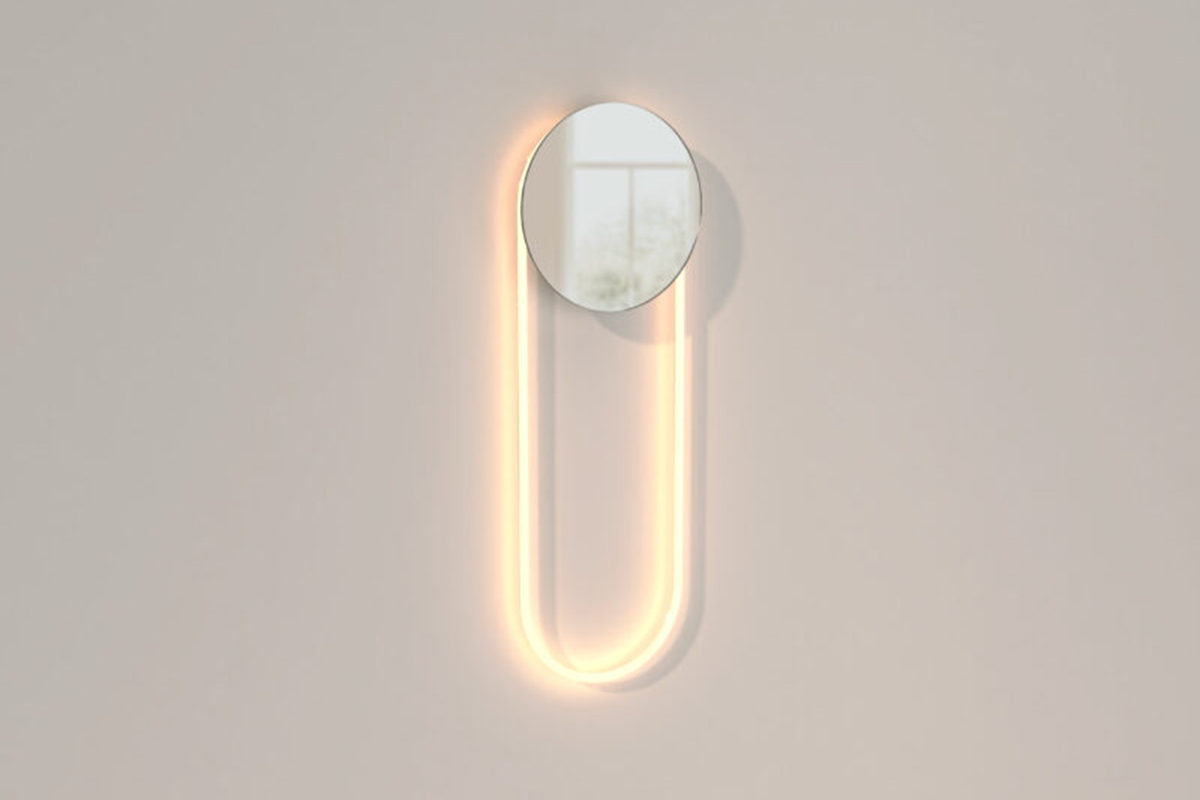 Applique Ra wall courte – Miroir