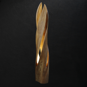 Sculpture bois éclairée « Aemelia »