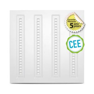 PLAFONNIER LED BLANC CEE 595X595 30W 4000K DALI/PUSH GARANTIE 5 ANS